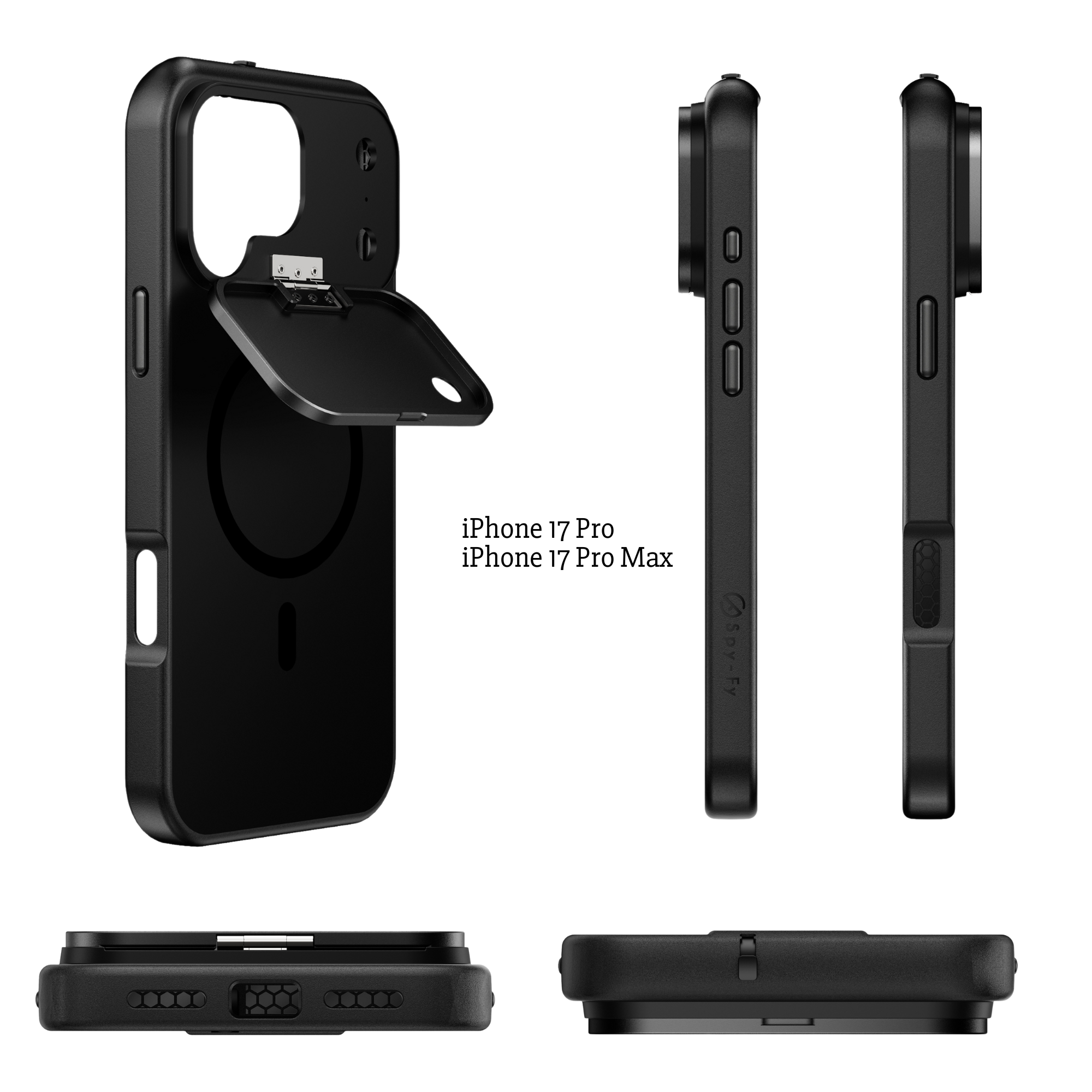 iPhone 17 privacy case with camera cover and lens protector – Spy-Fy