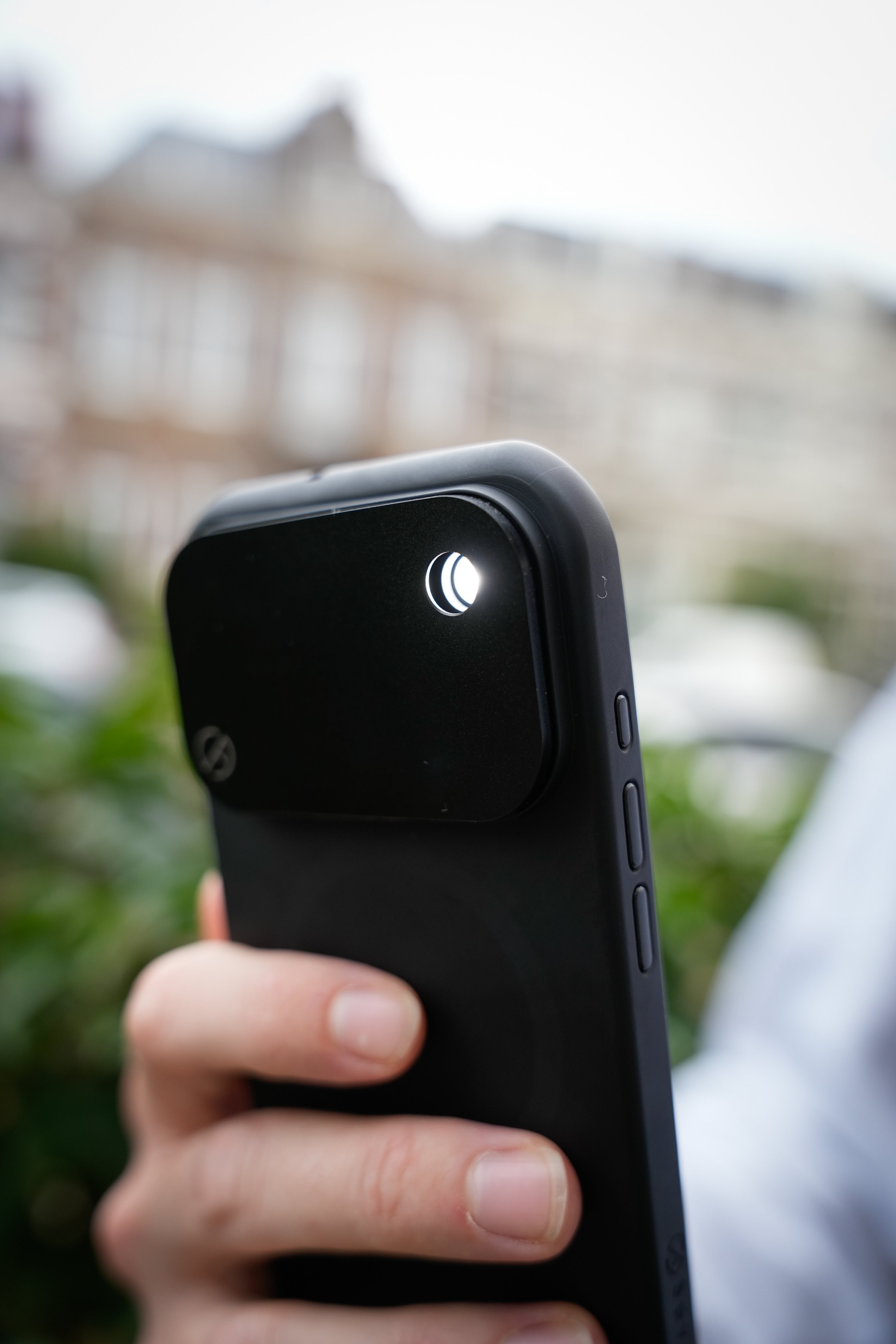 iPhone 17 privacy case with camera cover and lens protector – Spy-Fy