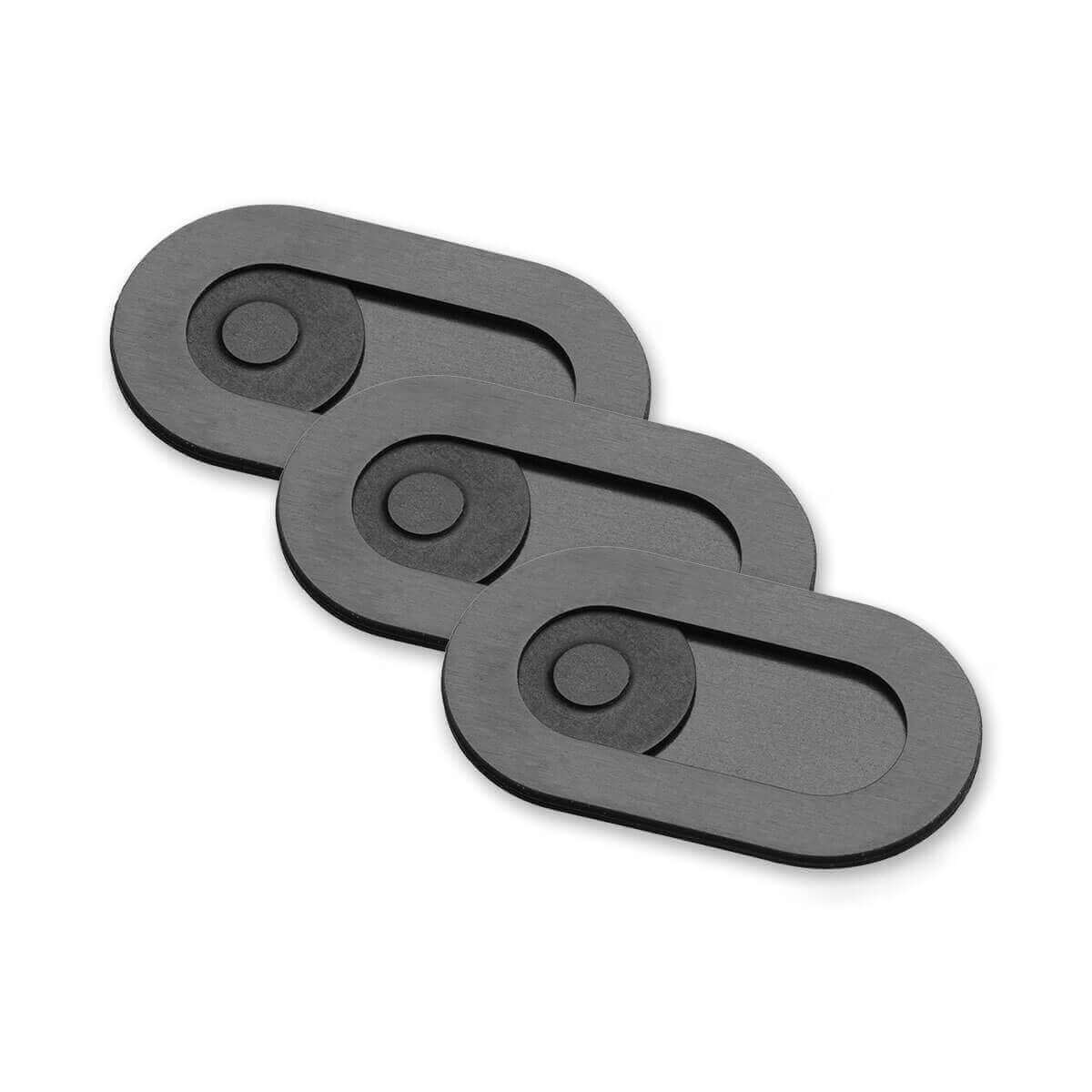 Spyslide® Webcam Cover 3-Pack | zwart of zilver