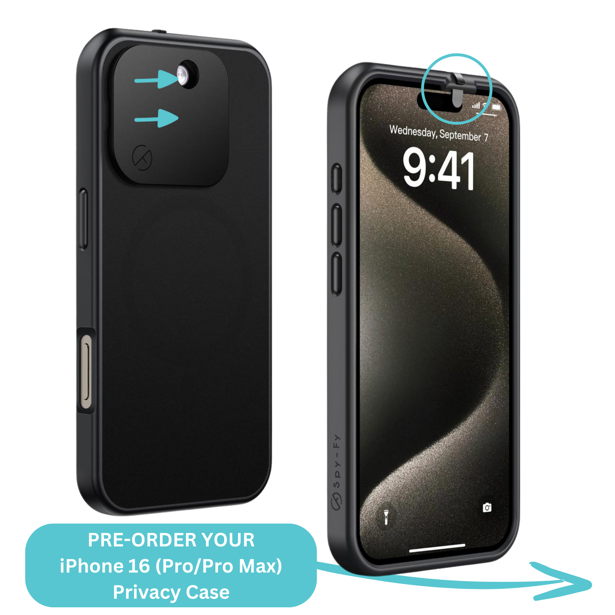 PRE-ORDER iPhone 16 Privacy Case